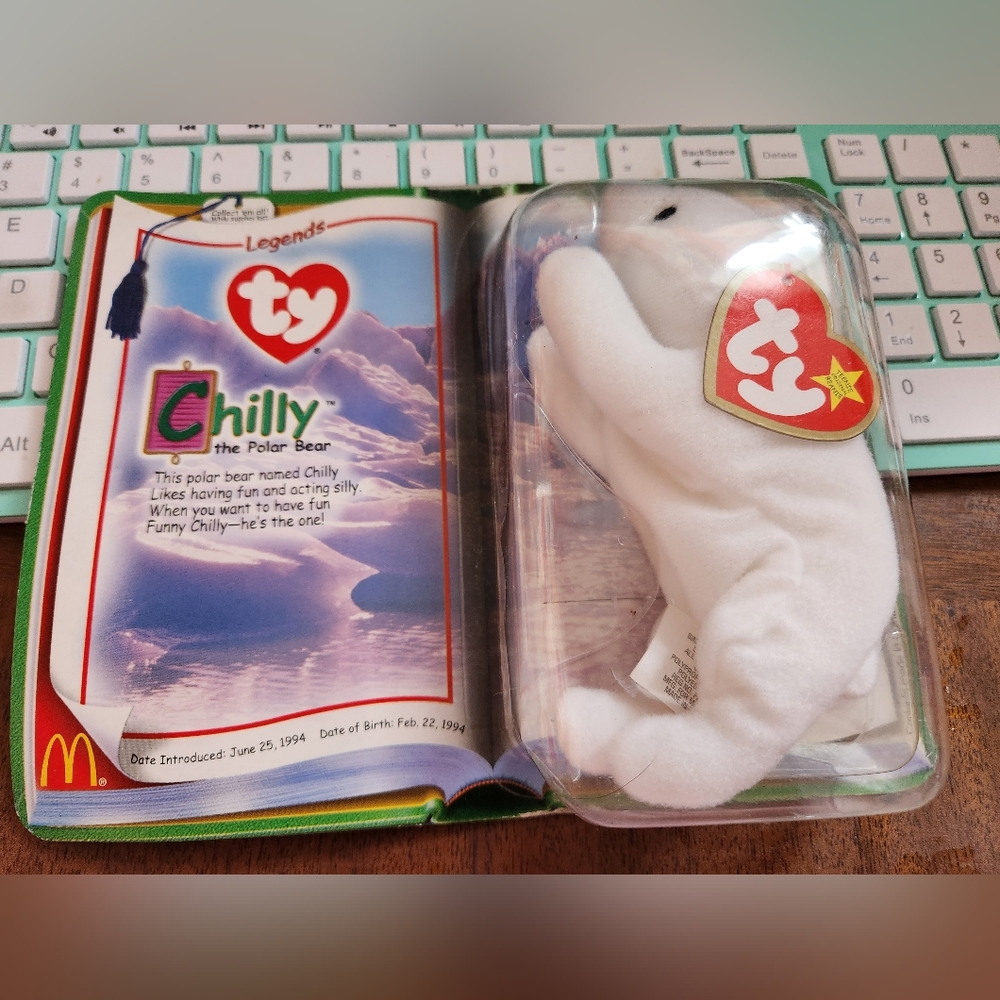 NWT: Ty Teenie Beanie Babies 2000 McDonalds Legends Chilly